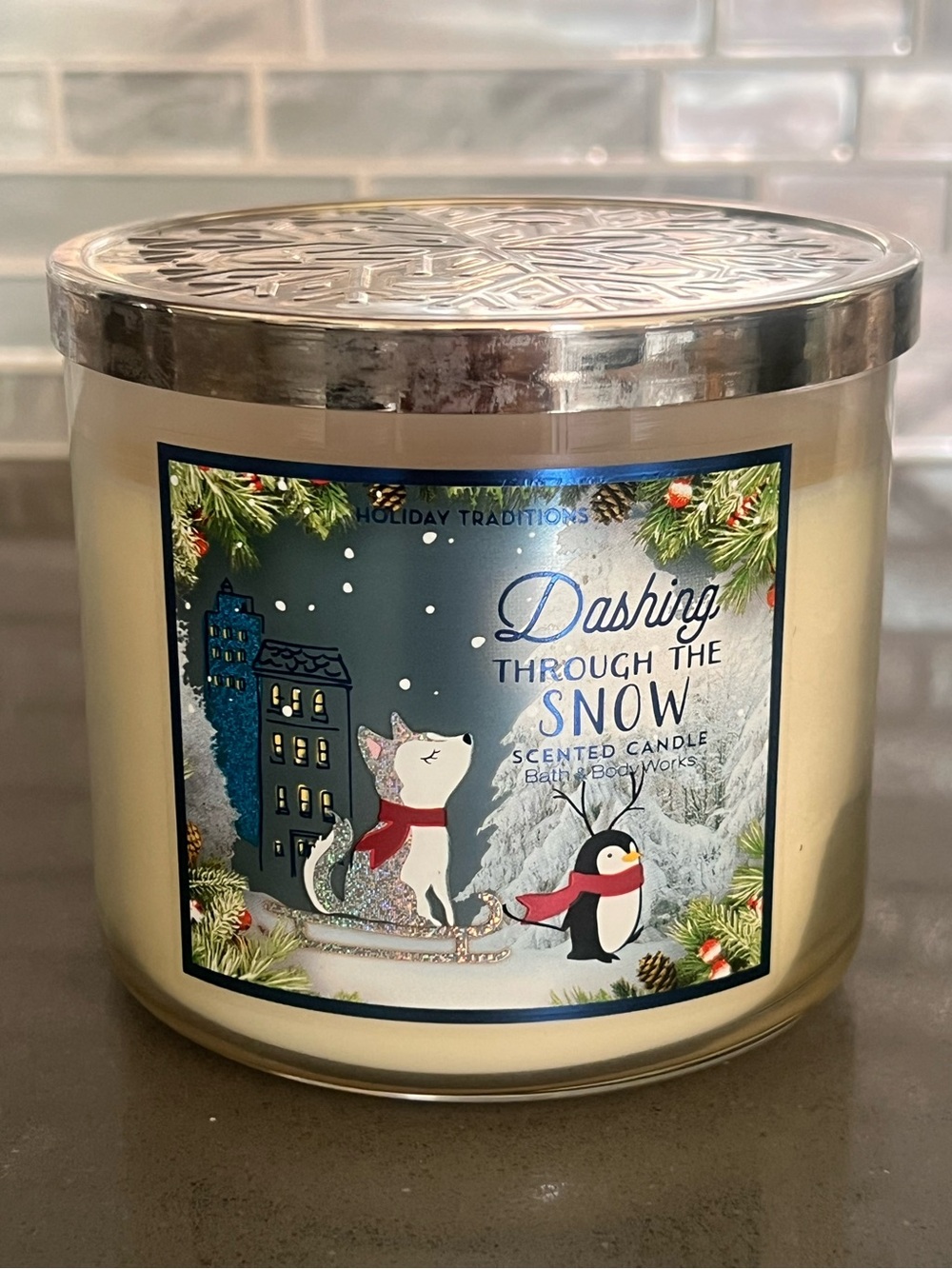 Bath & Body Works Dashing Through The Snow Candle